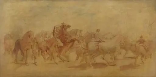 Study for The Horse Fair, by Rosa Bonheur