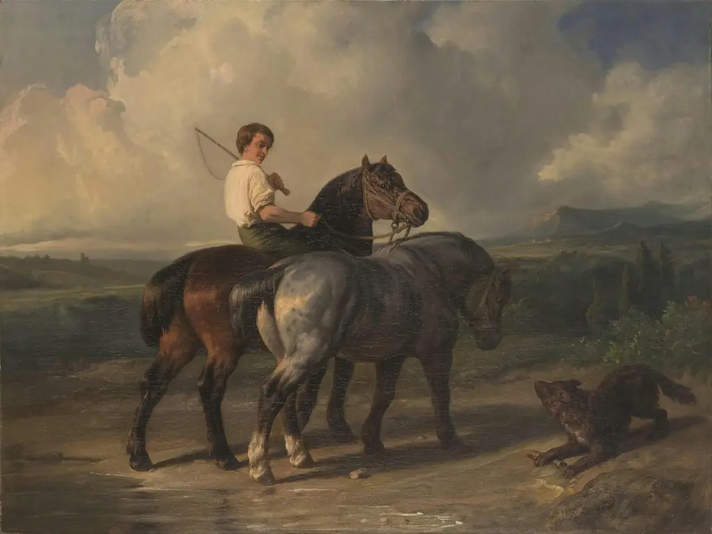 Two Horses, by Rosa Bonheur