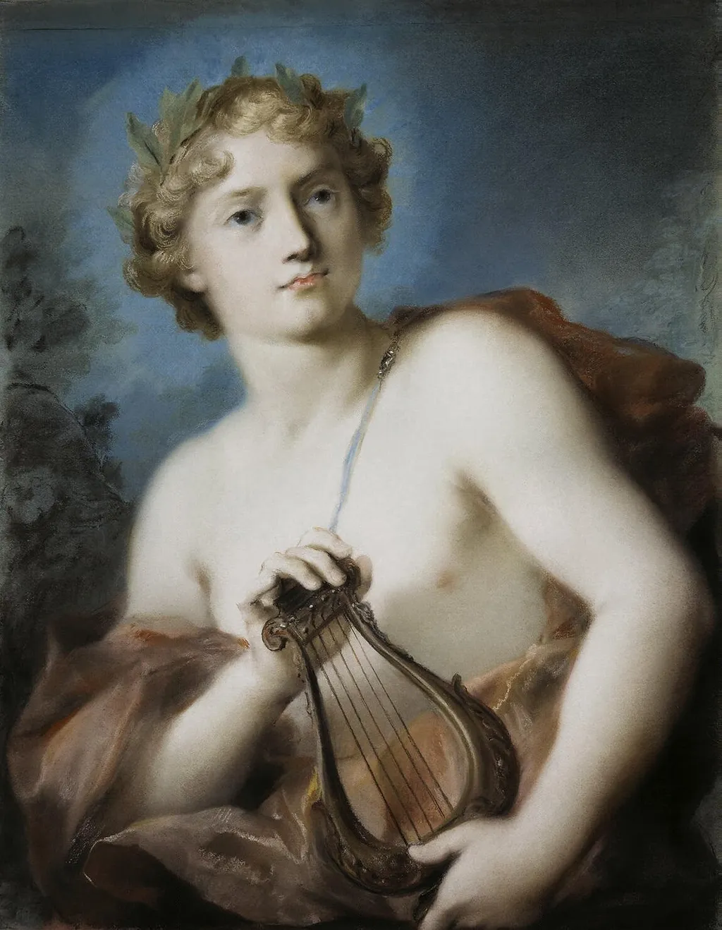 Apollo, by Rosalba Carriera, unspecified, 1740