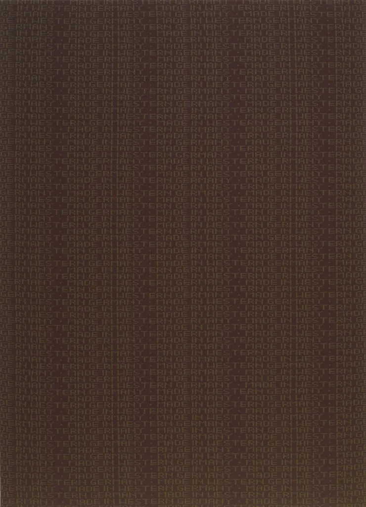 Untitled, by Rosemarie Trockel, unspecified, 1987