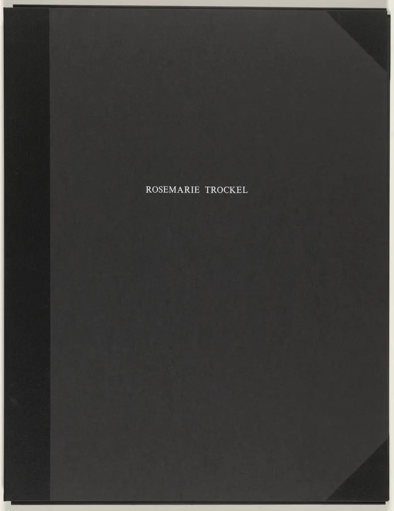 Untitled, by Rosemarie Trockel, ink, 1993