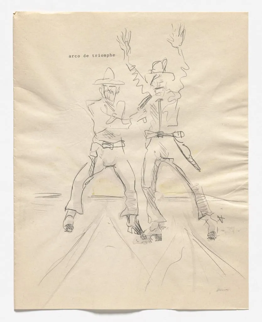 Untitled, by Rosemarie Trockel, watercolor, 1997
