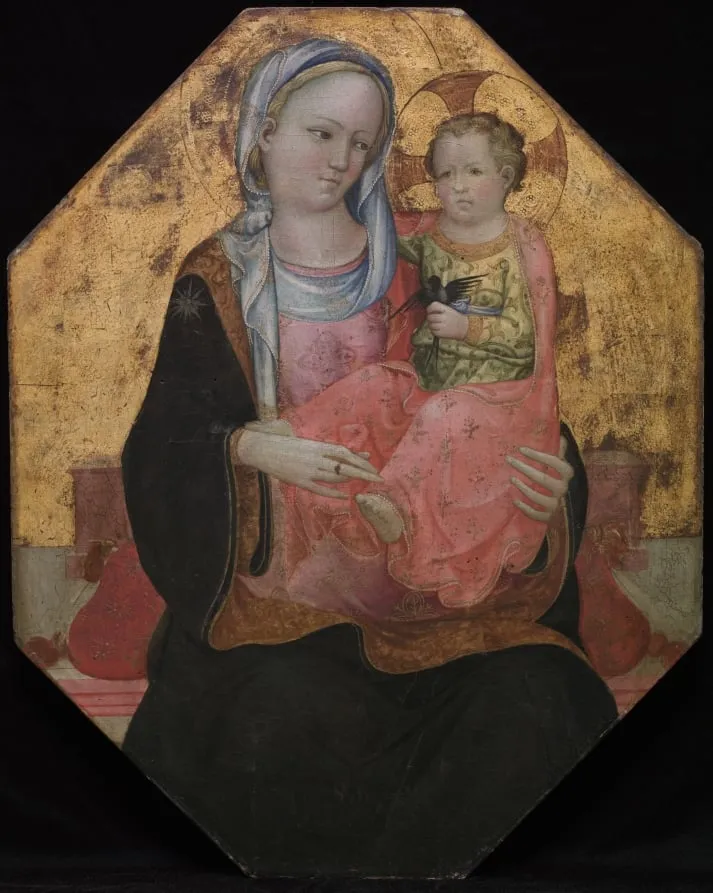 Virgin and Child, by Rossello di Jacopo Franchi, unspecified, 1434