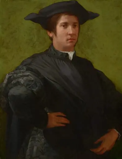 Portrait of a Man, by Rosso Fiorentino