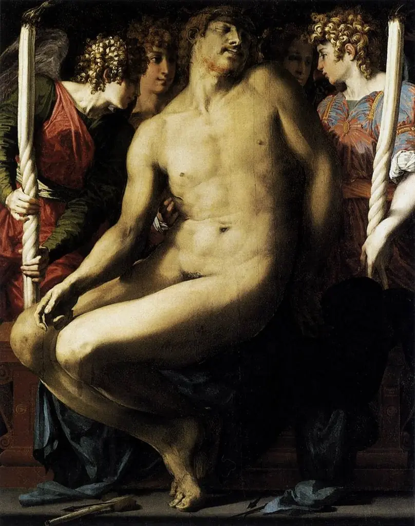 The Dead Christ with Angels, by Rosso Fiorentino