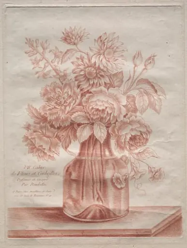 Bouquet in a Glass Bottle, by Roubillac