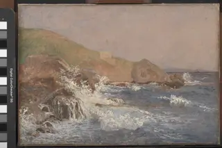 Rough Sea on a Rocky Coast, Capri