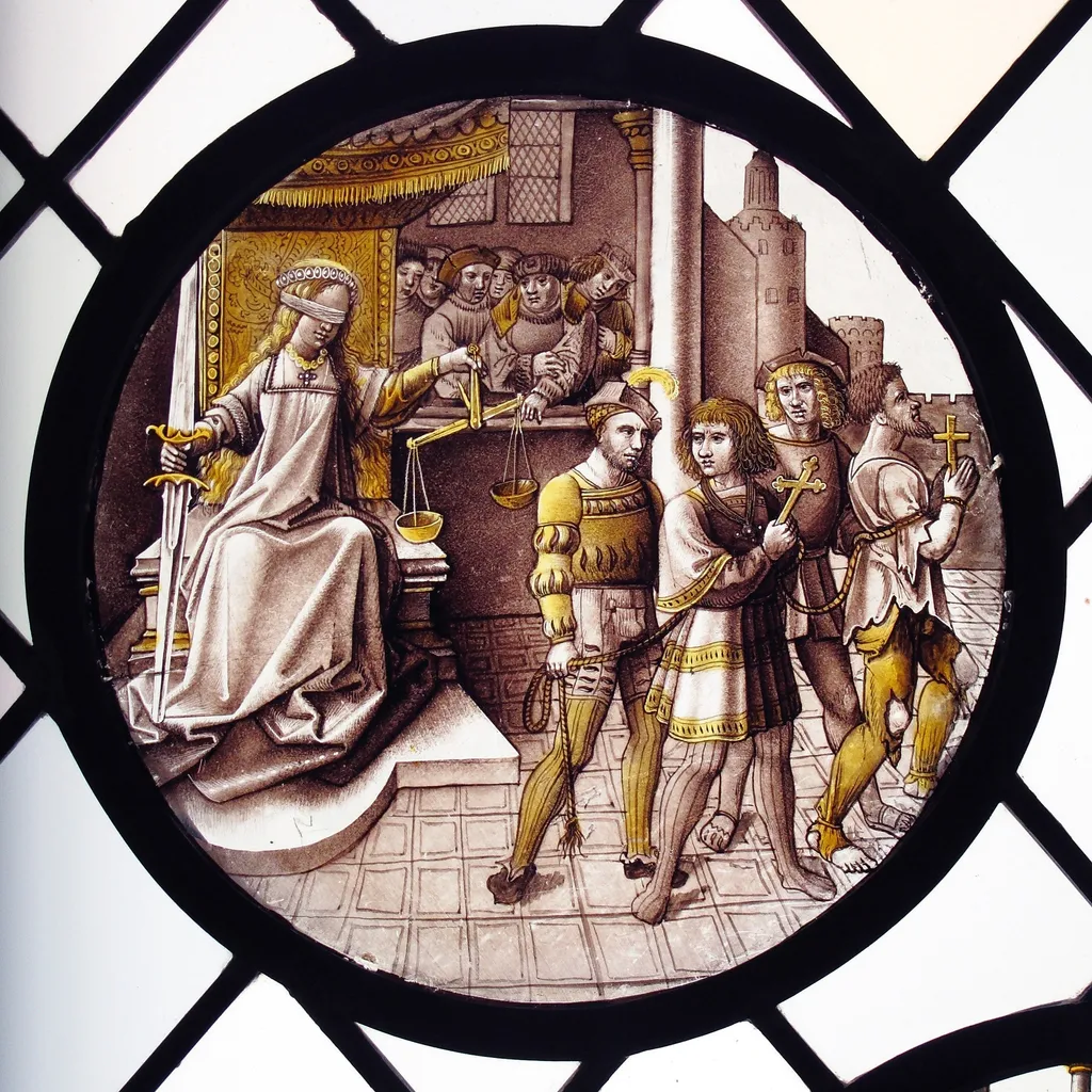 Roundel with Justice, unspecified, 1510