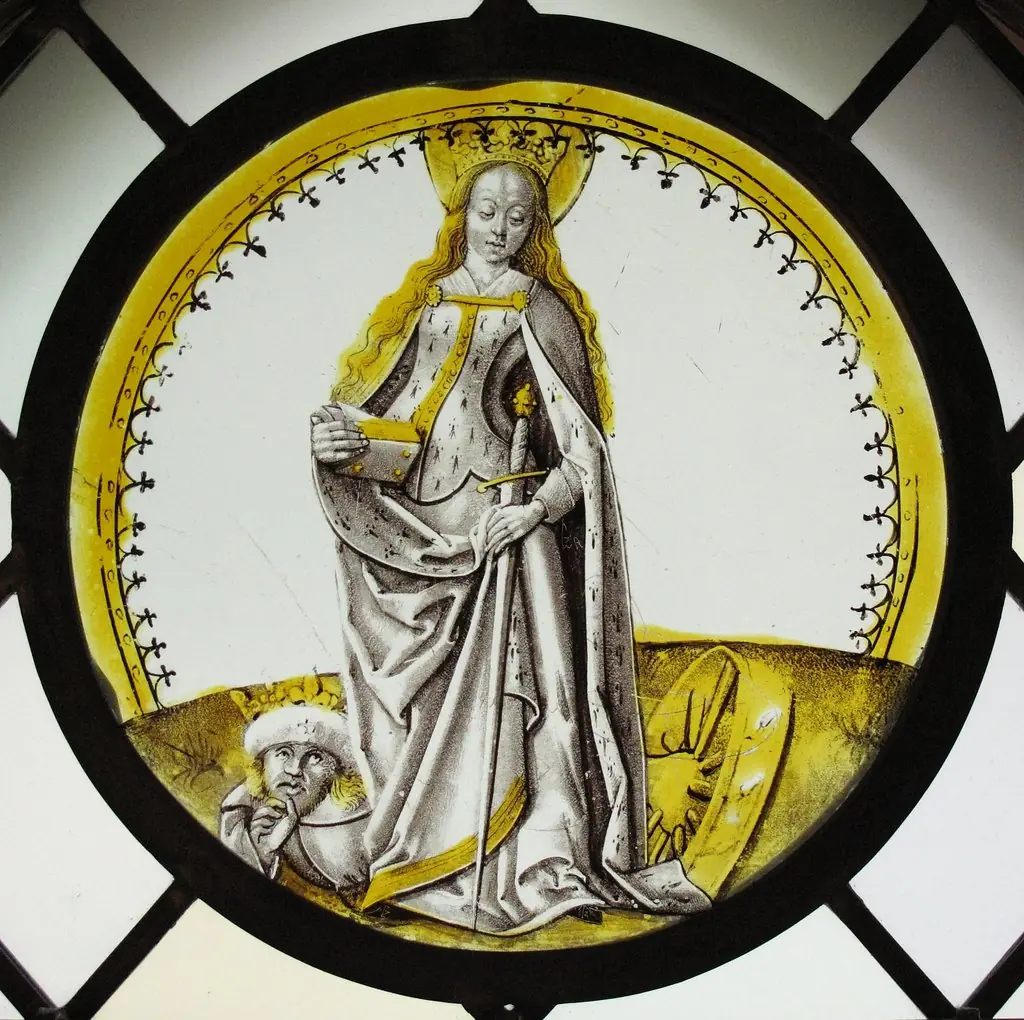 Roundel with Saint Catherine of Alexandria