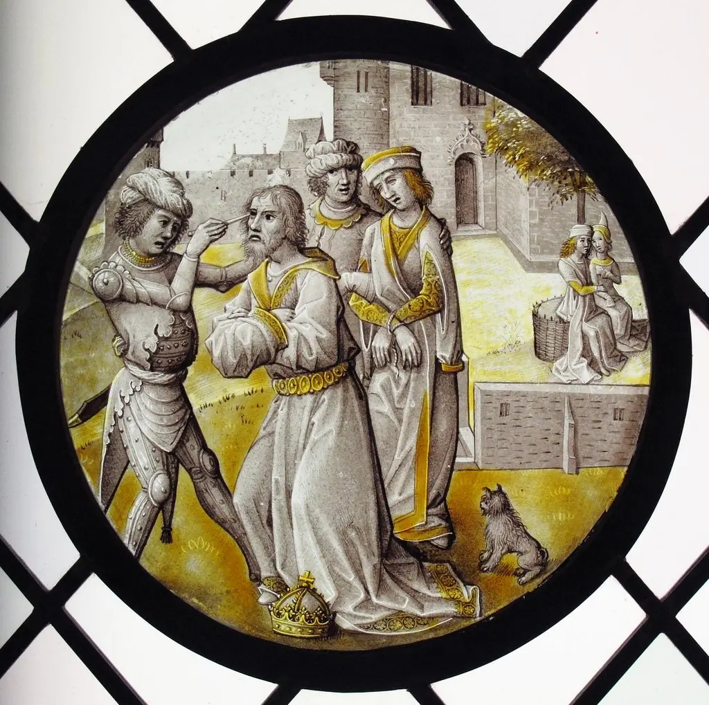 Roundel with the Blinding of Zaleucus of Locria