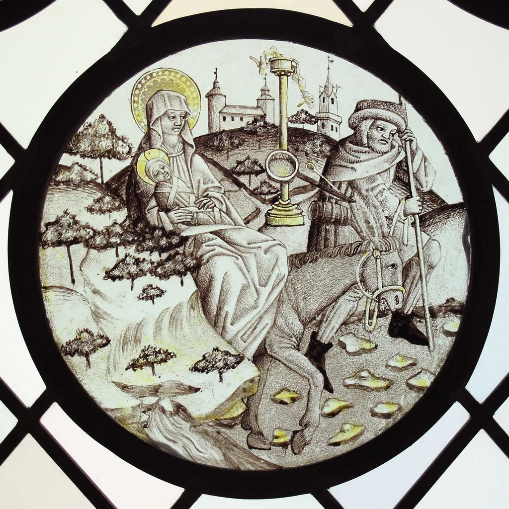 Roundel with the Flight into Egypt, unspecified, 1493