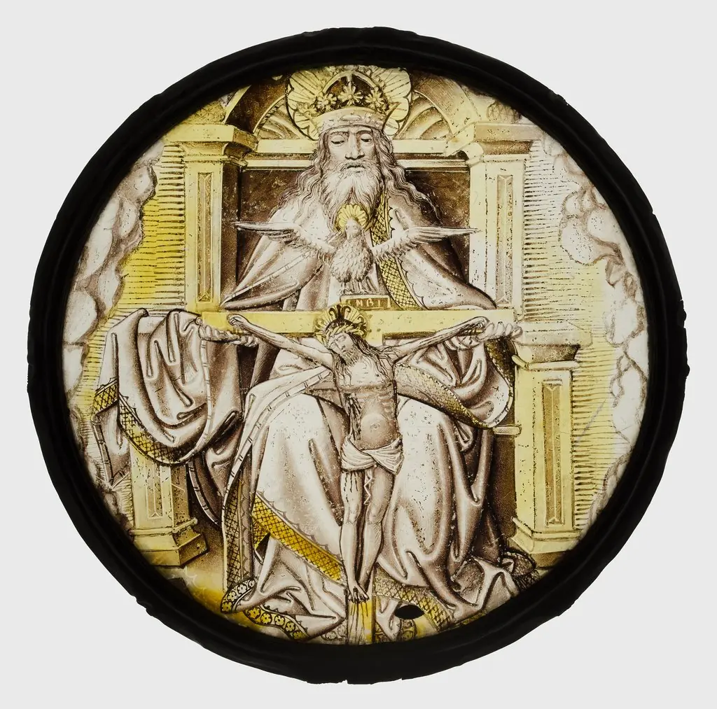 Roundel with the Holy Trinity