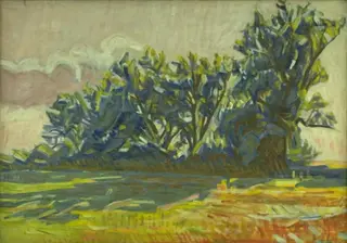 Row of Willows Near Borup