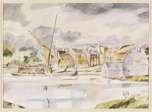 St Osyth's Quay, by Rowland Suddaby