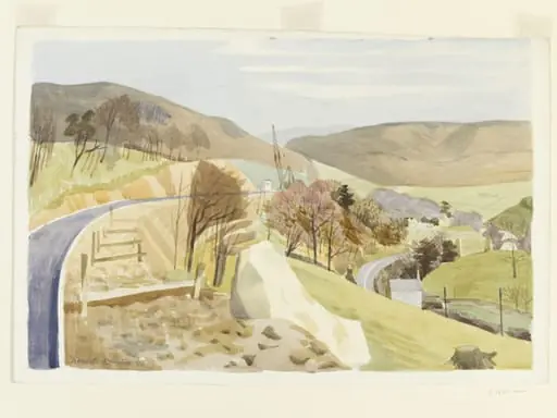 Ashopton, from the New Road, by Rowntree