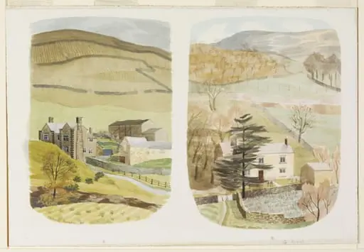 Cox's Farm, and White House, Ashopton, by Rowntree