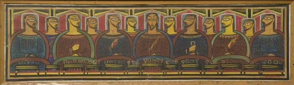 The Last Supper, by Roy Jamini, paint, 1937