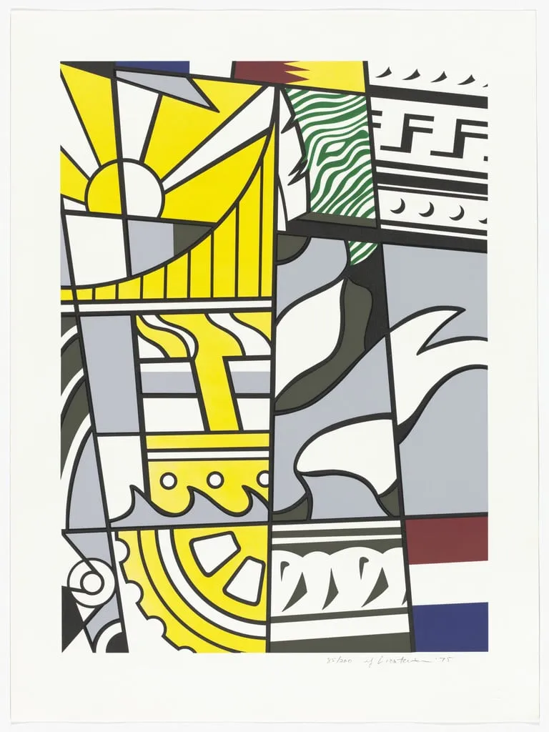 Untitled, by Roy Lichtenstein, ink, 1975