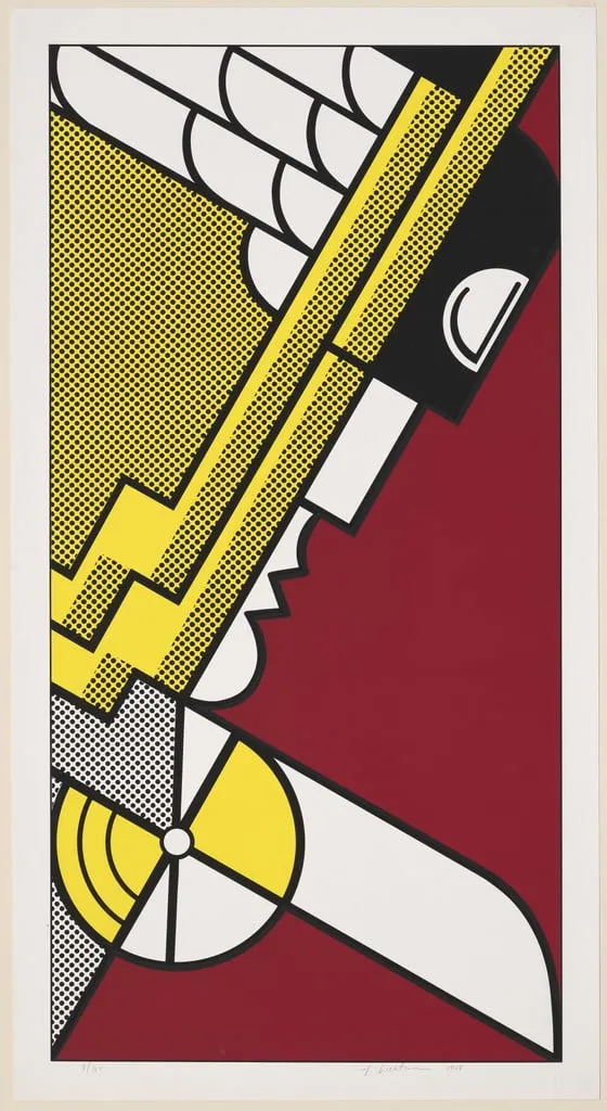 Untitled, by Roy Lichtenstein, ink, 1968