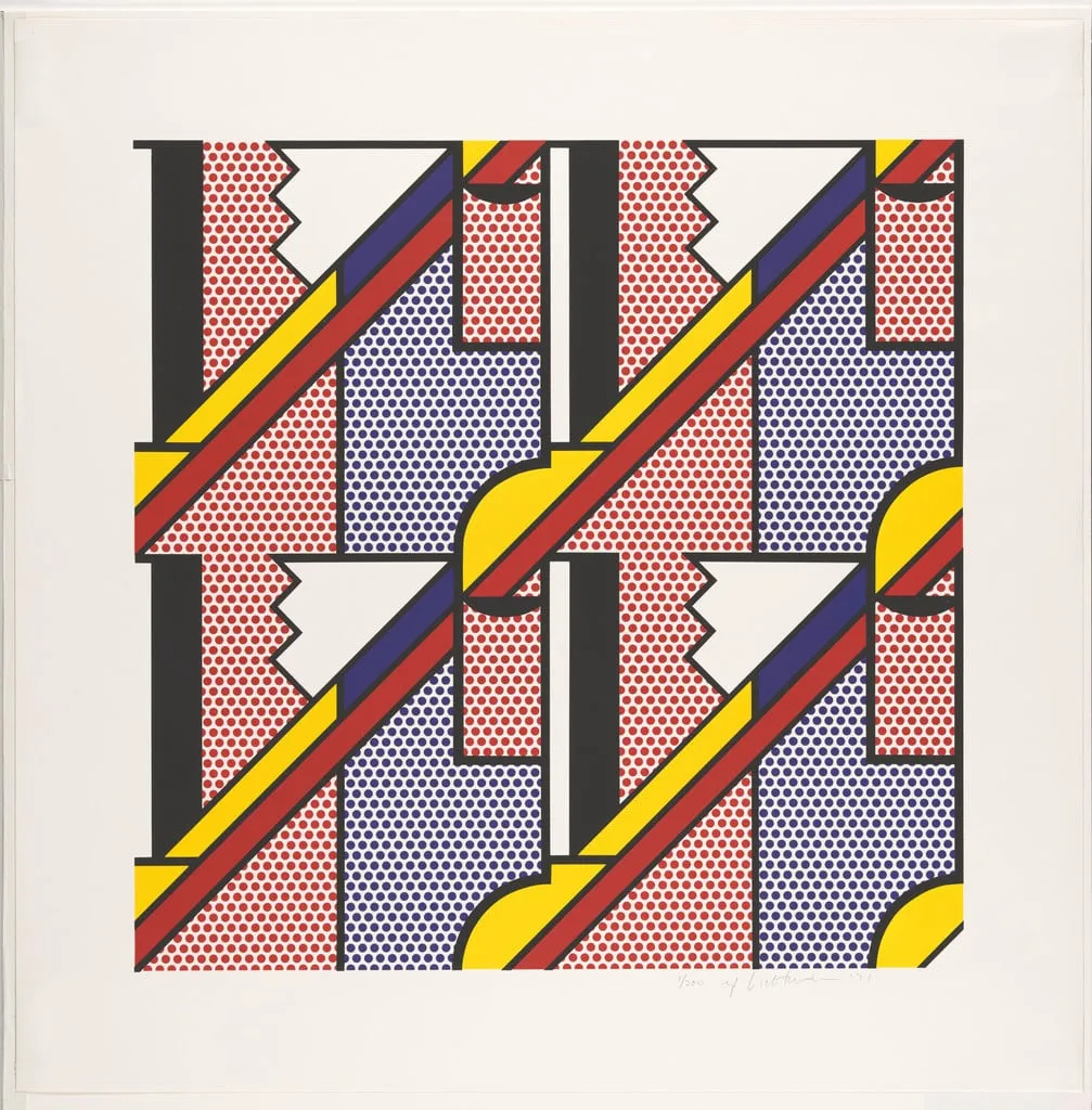 Untitled, by Roy Lichtenstein, ink, 1971