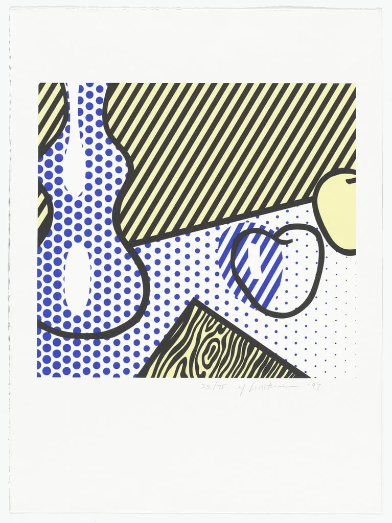 Untitled, by Roy Lichtenstein, ink, 1997