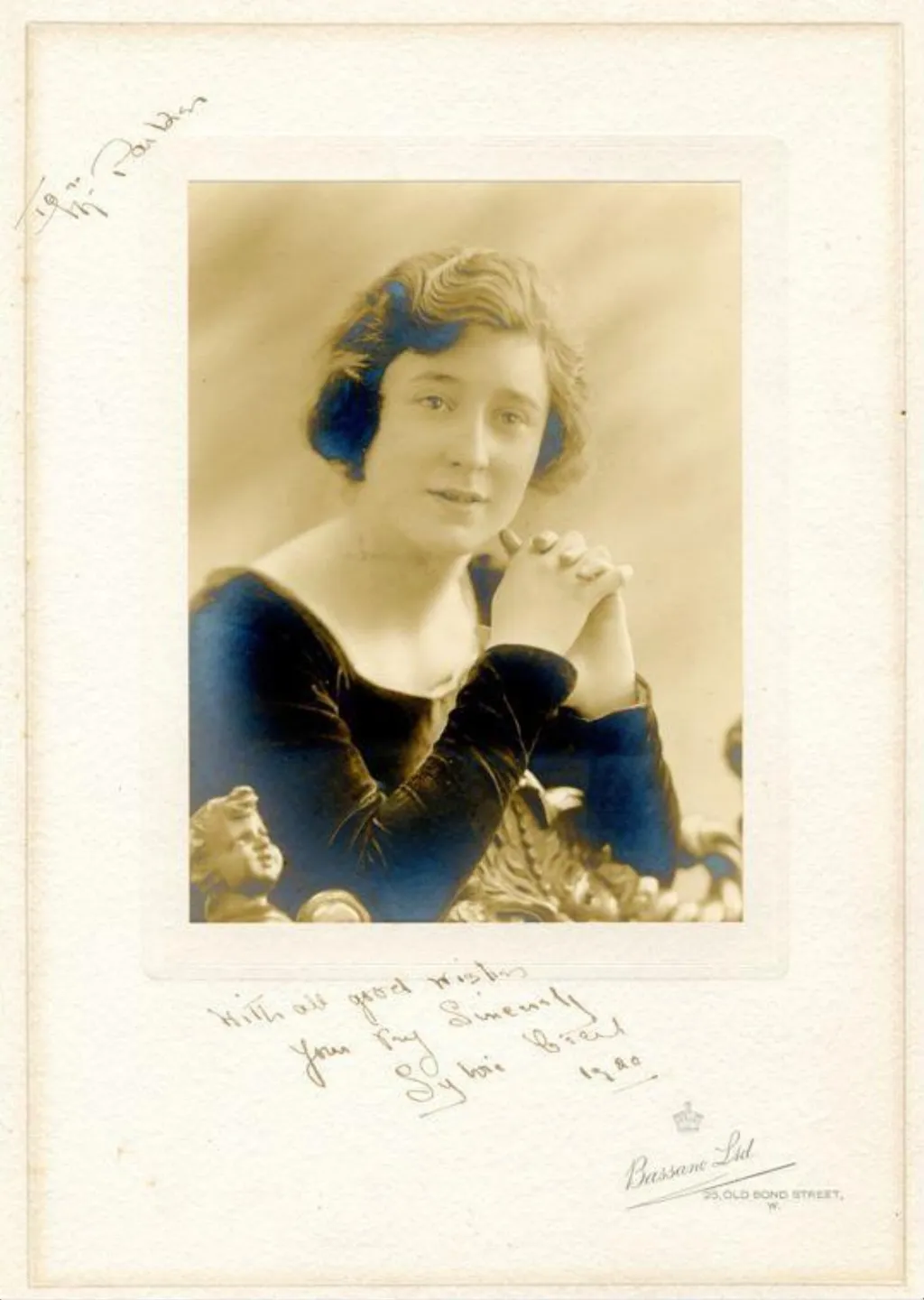 Photograph of Sylvia Cecil, by Royal Photographers Bassano Ltd., photographic, 1920