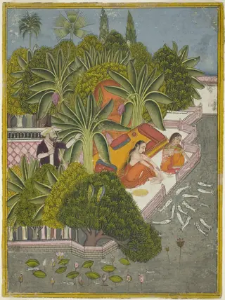 Royal Women Feeding Fish