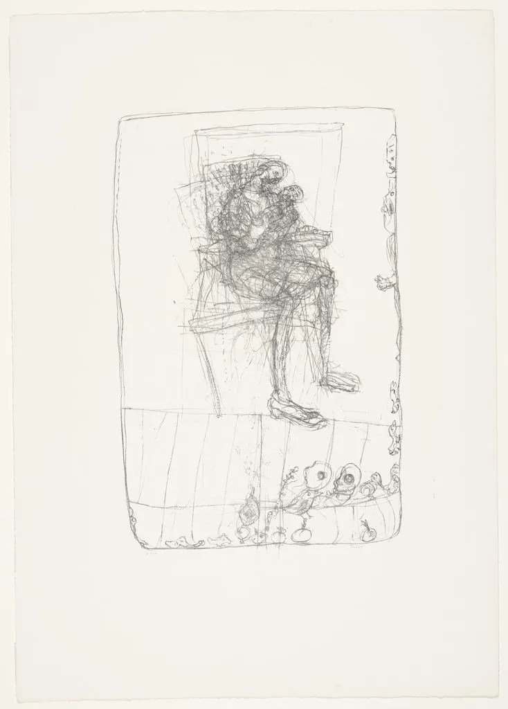 Untitled, by Rudi Tröger, ink, 1968