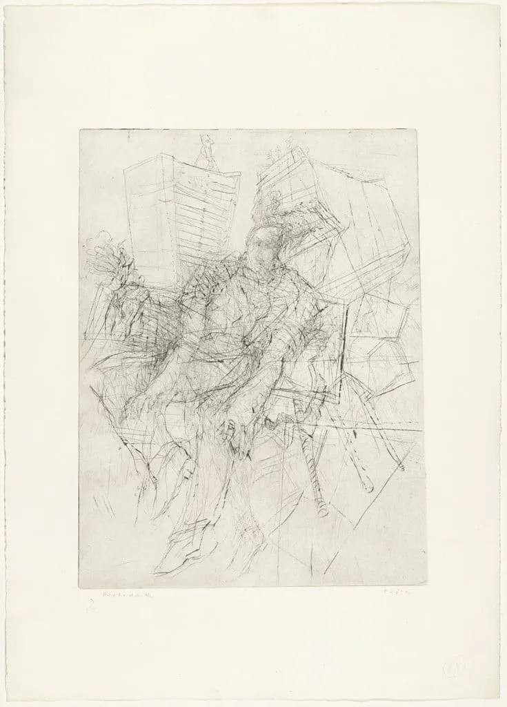 Untitled, by Rudi Tröger, ink, 1967