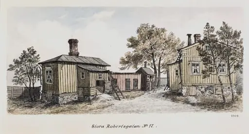Iso Roobertinkatu 17, by Rudolf Åkerblom