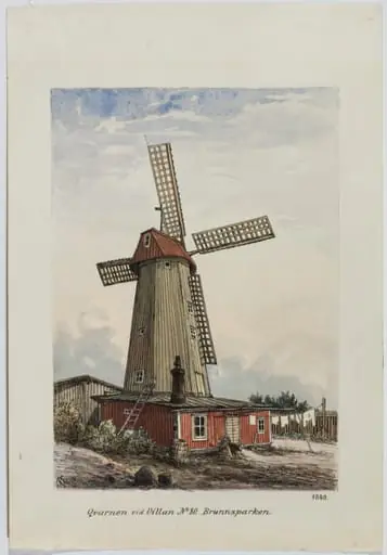 Kaivopuiston tuulimylly, by Rudolf Åkerblom
