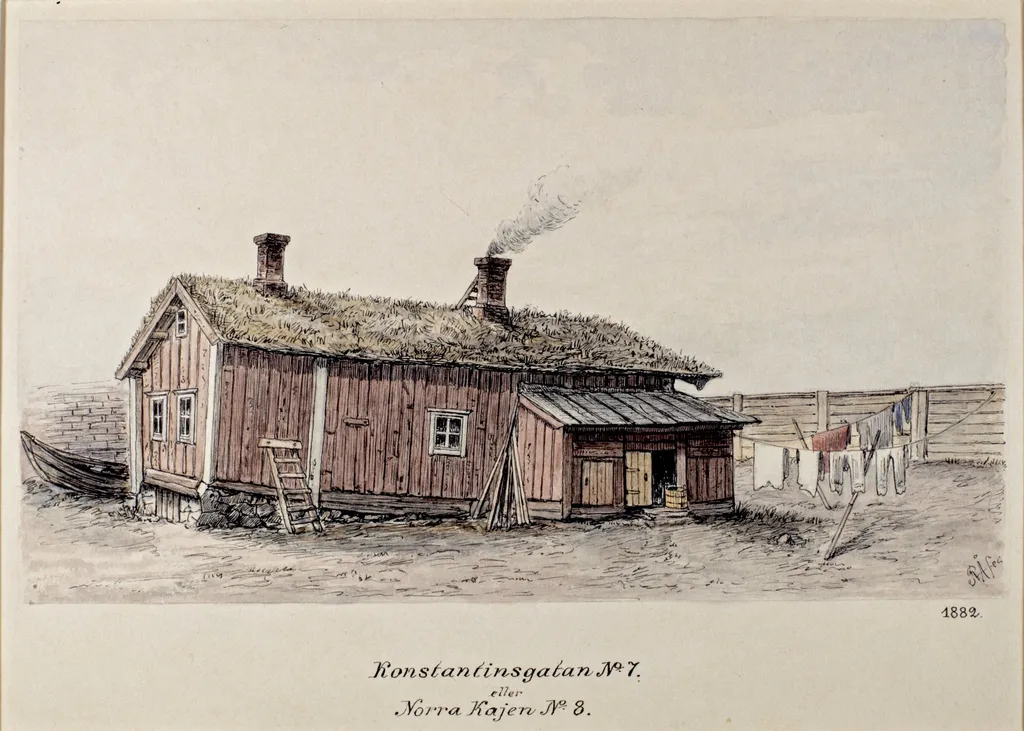 Konstantininkatu 7 tai Pohjoisranta 8, by Rudolf Åkerblom, 1897