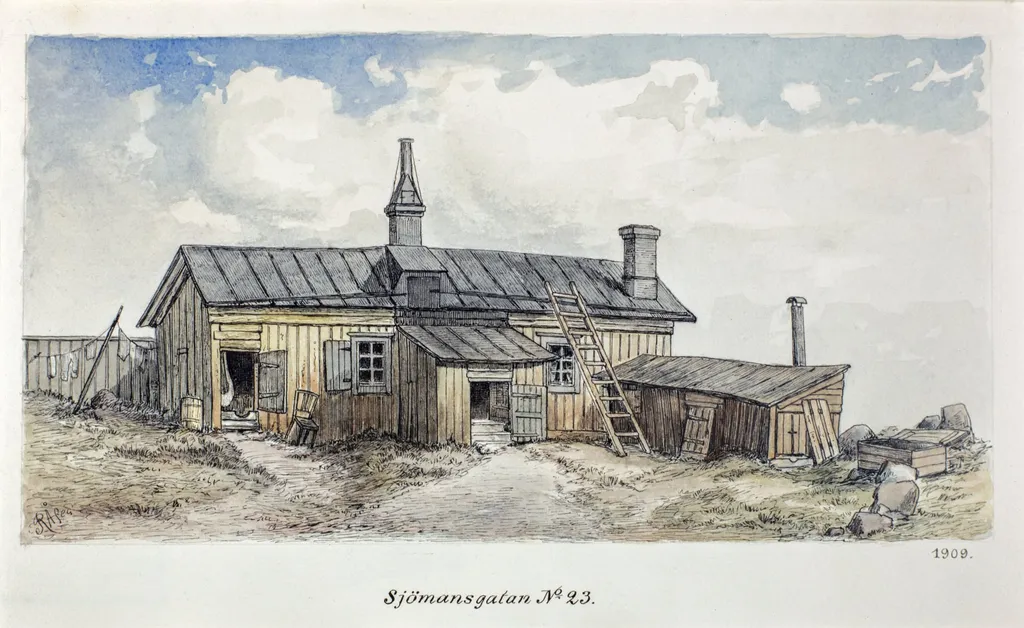 Merimiehenkatu 23, by Rudolf Åkerblom, 1897