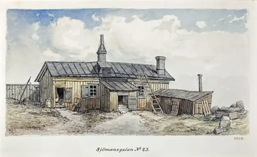 Merimiehenkatu 23, by Rudolf Åkerblom