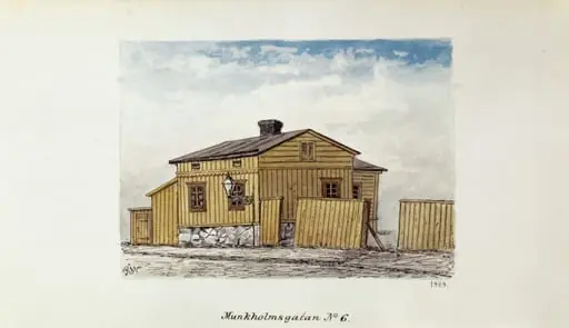 Munkkisaarenkatu 6, by Rudolf Åkerblom