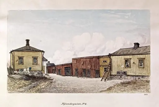 Uudenmaankatu 6, piha, by Rudolf Åkerblom