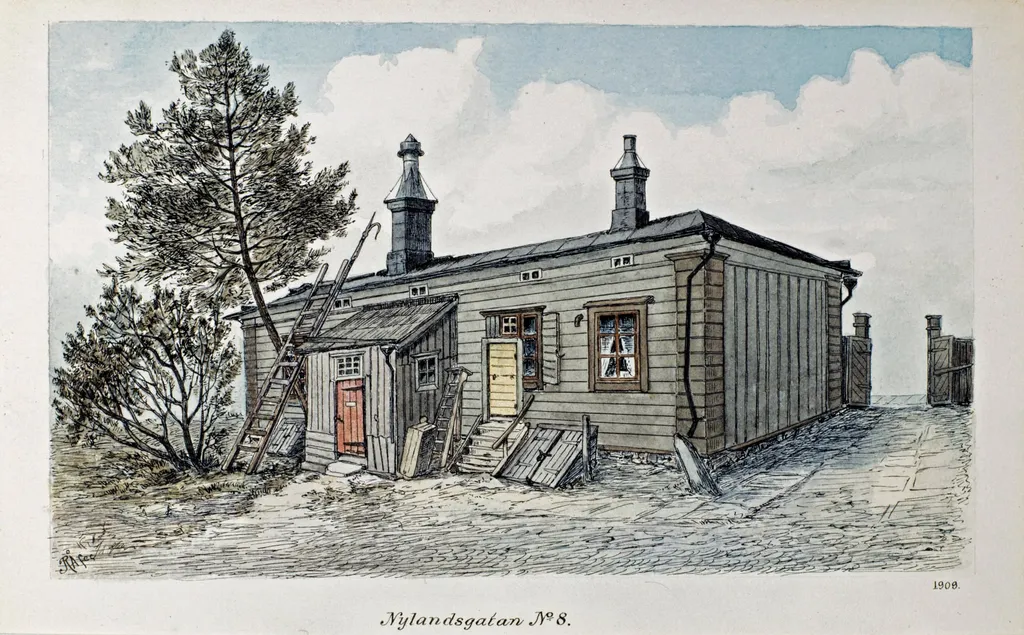 Uudenmaankatu 8, by Rudolf Åkerblom, 1897
