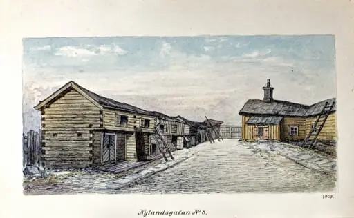 Uudenmaankatu 8, piha, by Rudolf Åkerblom