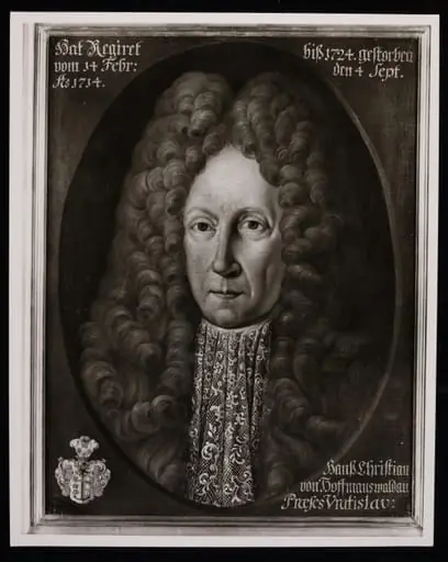 Hoffmannswaldau, Hans Christian von, by Rudolf (czynny we Wrocławiu 1933-1947), fot. Jagusch, 1945