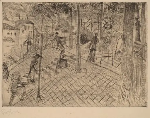 Montmarte, by Rudolf Grossman