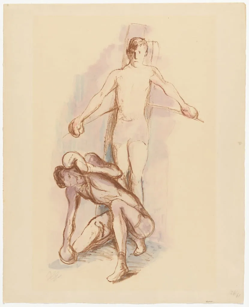 Untitled, by Rudolf Grossmann, ink, 1921