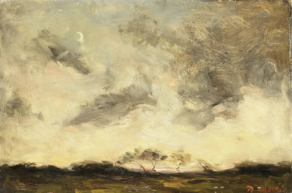 Evening Sun, by Rudolf Haak, unspecified, 1887