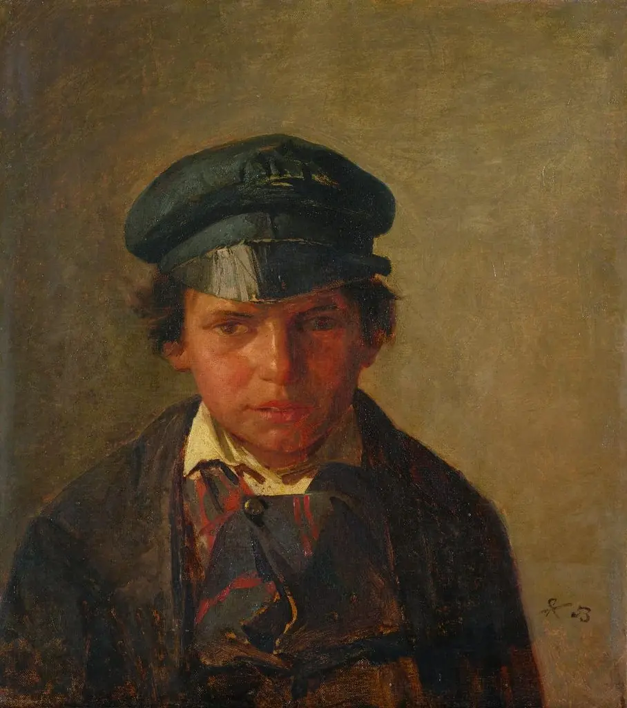 Bündner Hirtenknabe, by Rudolf Koller
