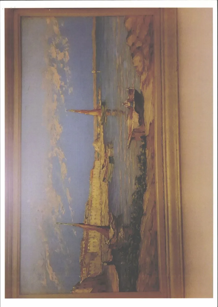 Vedere a portului de sud (Veneția), by Rudolf Negely, unspecified, 1917