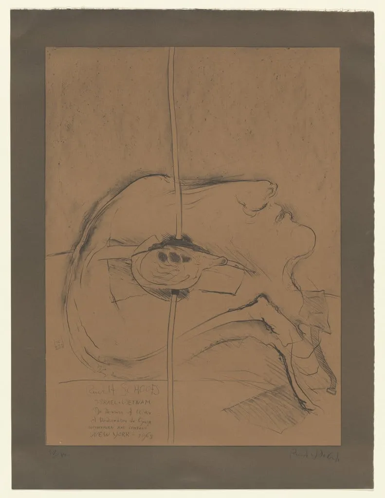 Untitled, by Rudolf Schoofs, ink, 1968