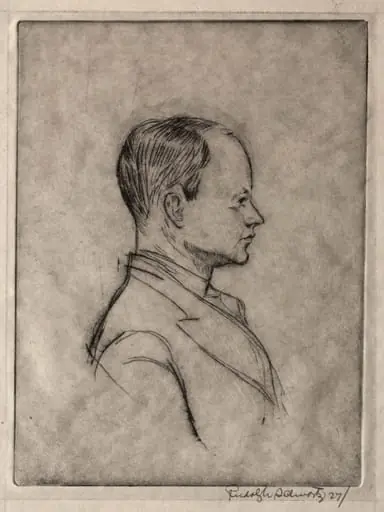 Portrait, by Rudolf Schwartz