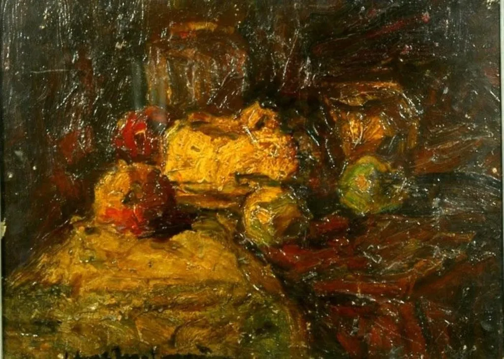 Natură statică, by Rudolf Schweitzer-Cumpăna, 1949