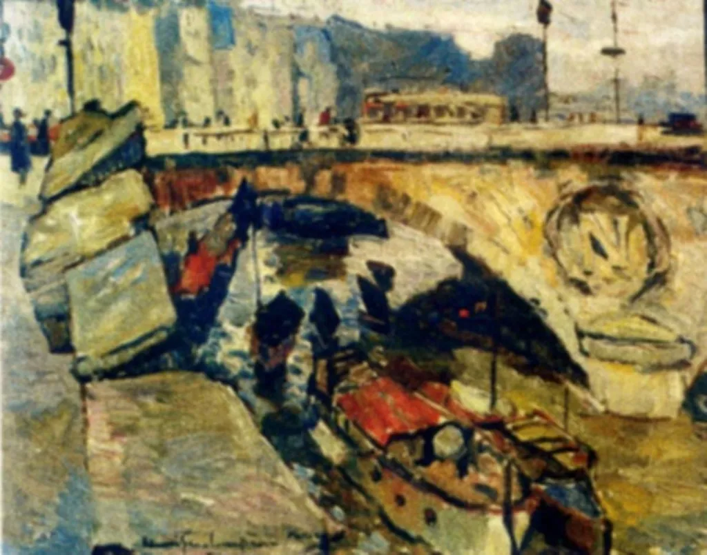 Peisaj din Paris, by Rudolf Schweitzer-Cumpăna, unspecified, 1932