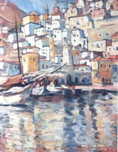 Port la Hydra, by Rudolf Schweitzer-Cumpăna