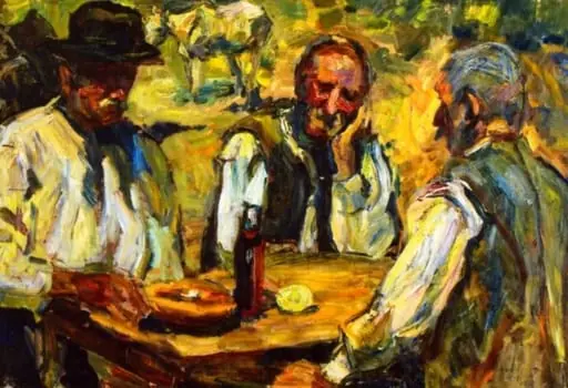 Prânz țărănesc, by Rudolf Schweitzer-Cumpăna